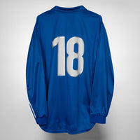 1998 Italy Nike Long Sleeve Player Spec Home Shirt #18 Roberto Baggio