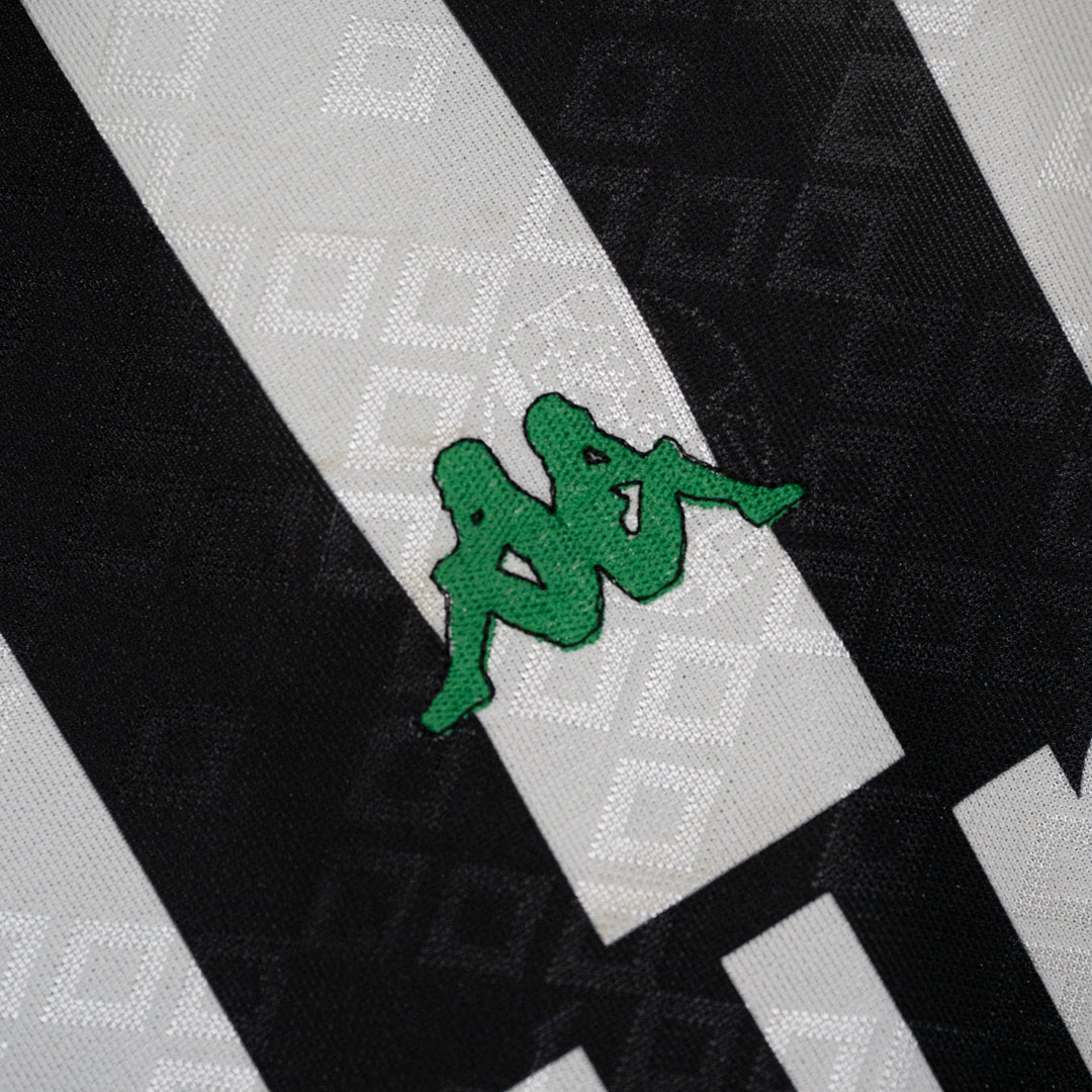 1990-1991 Juventus Kappa Long Sleeve Home Shirt #10 Roberto Baggio