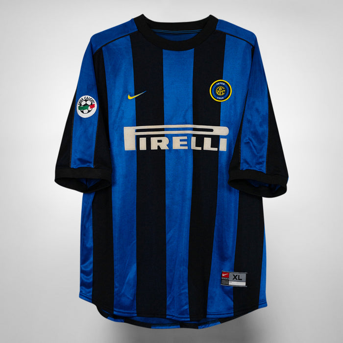 1999-2000 Inter Milan Nike Home Shirt #10 Roberto Baggio