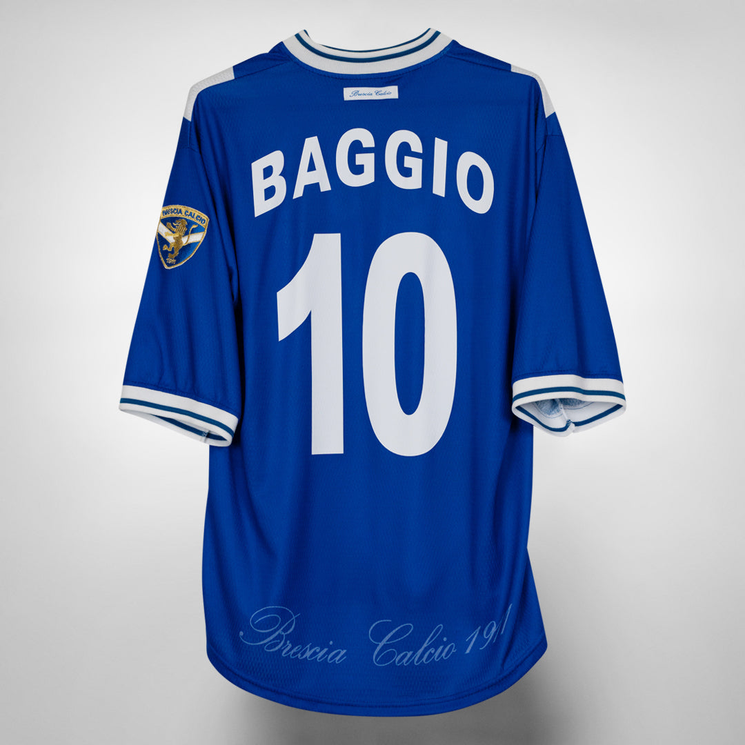 2000-2001 Brescia Garman Home Shirt #10 Roberto Baggio