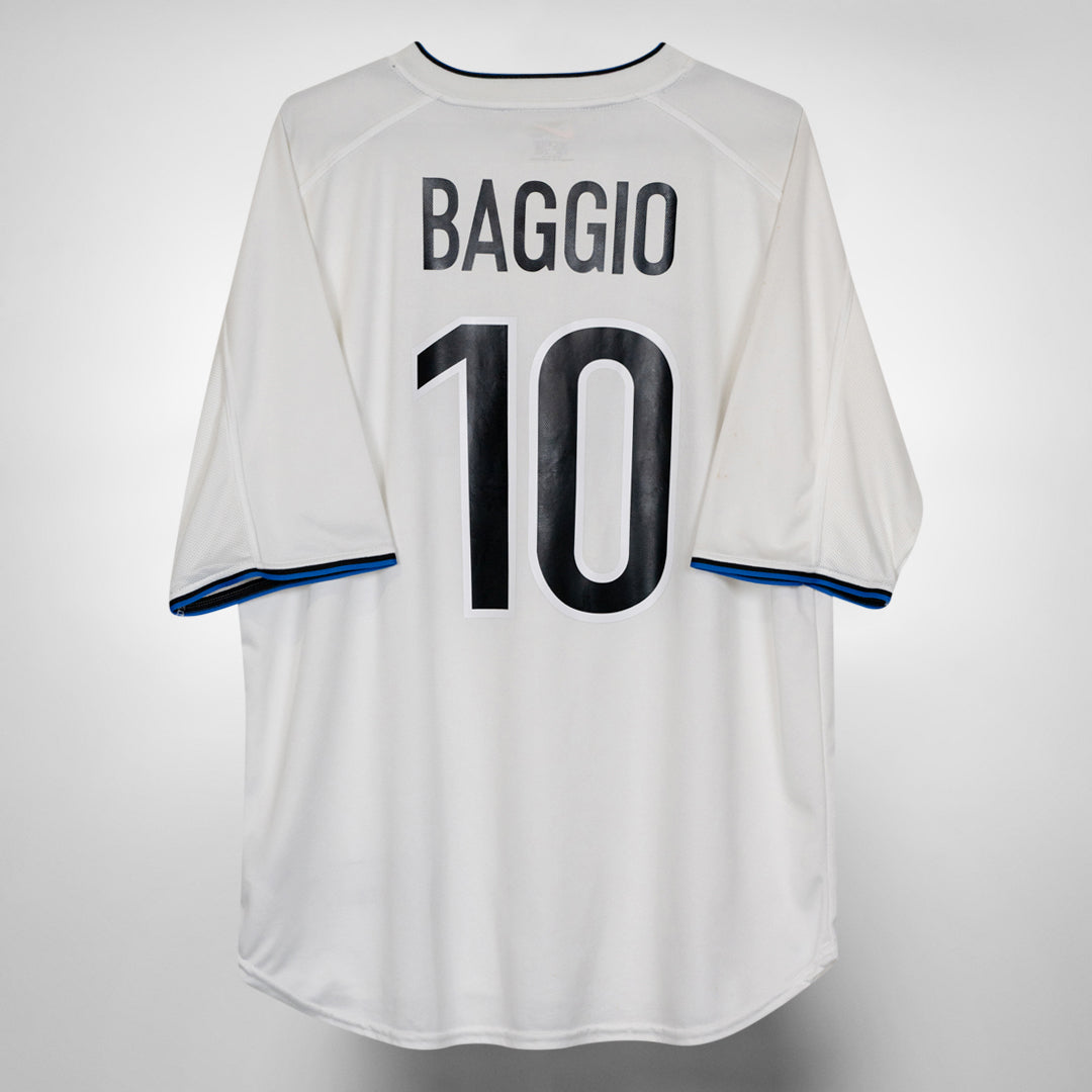 1999-2000 Inter Milan Nike Away Shirt #10 Roberto Baggio