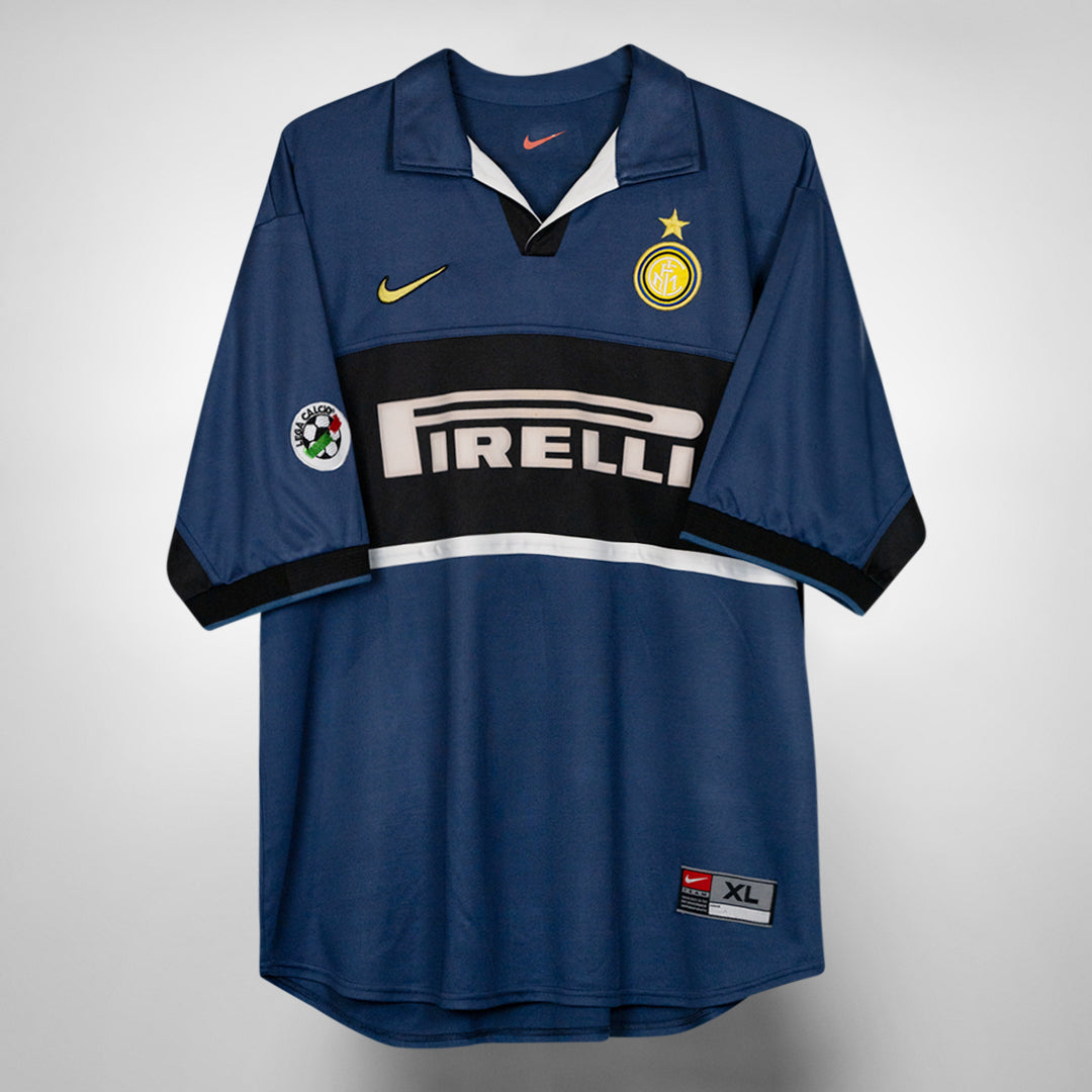 1998-1999 Inter Milan Nike Third Shirt #10 Roberto Baggio