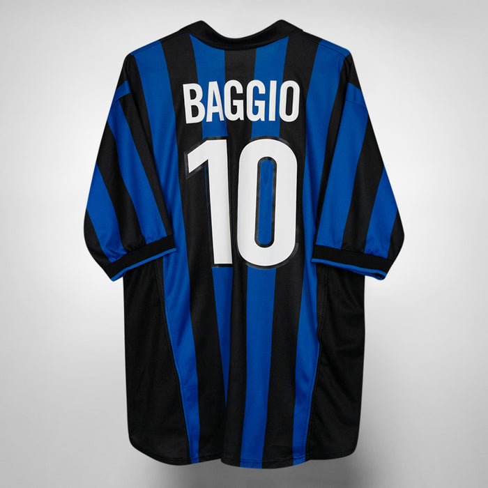 1998-1999 Inter Milan Nike Home Shirt #10 Roberto Baggio