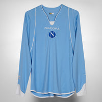 2007-2008 Napoli Diadora Home Shirt #7 Lavezzi