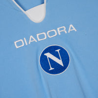 2007-2008 Napoli Diadora Home Shirt #7 Lavezzi