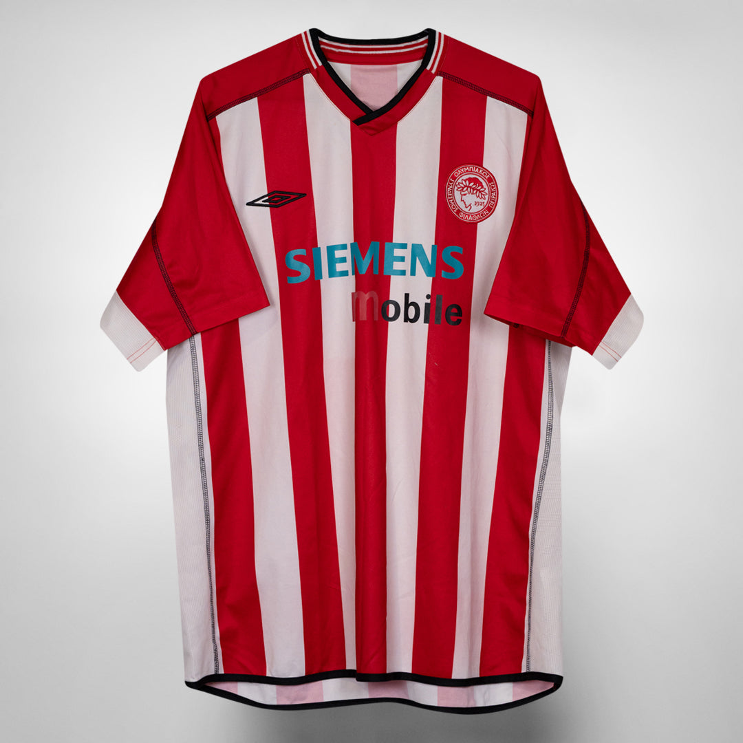 2002-2003 Olympiacos Umbro Home Shirt