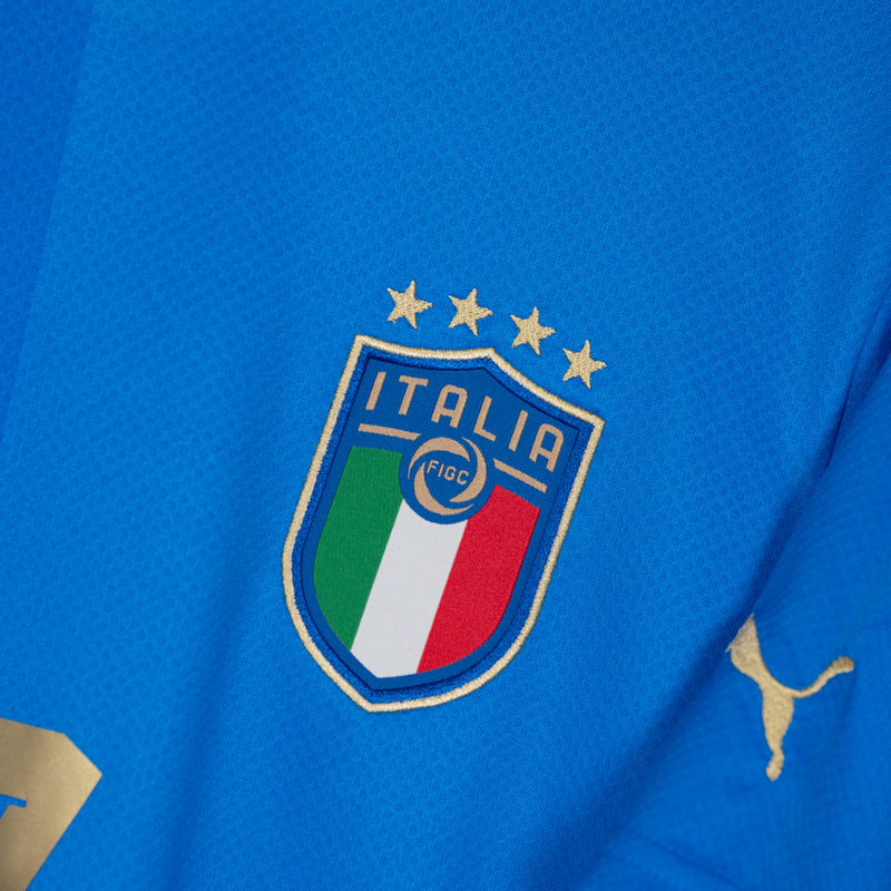 2022 Italy Puma Home Shirt #17 Ciro Immobile