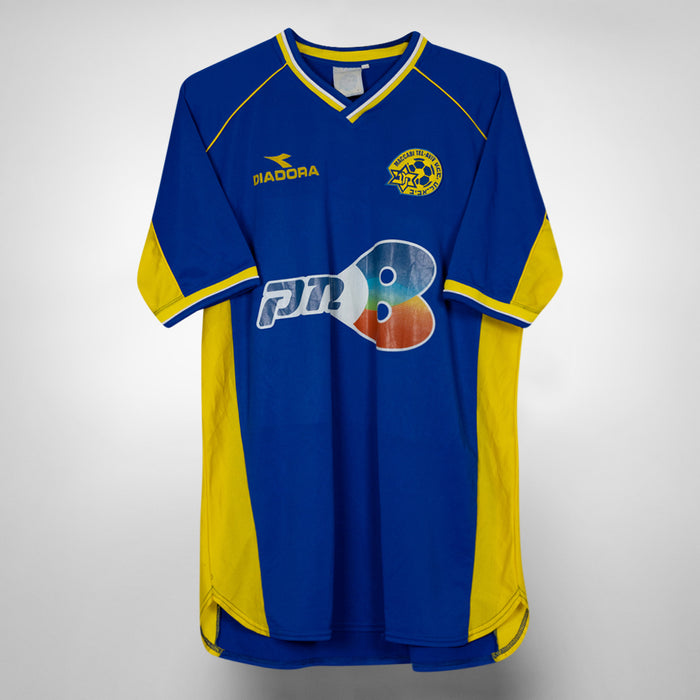 2001-2002 Maccabi Tel Aviv Diadora Home Shirt