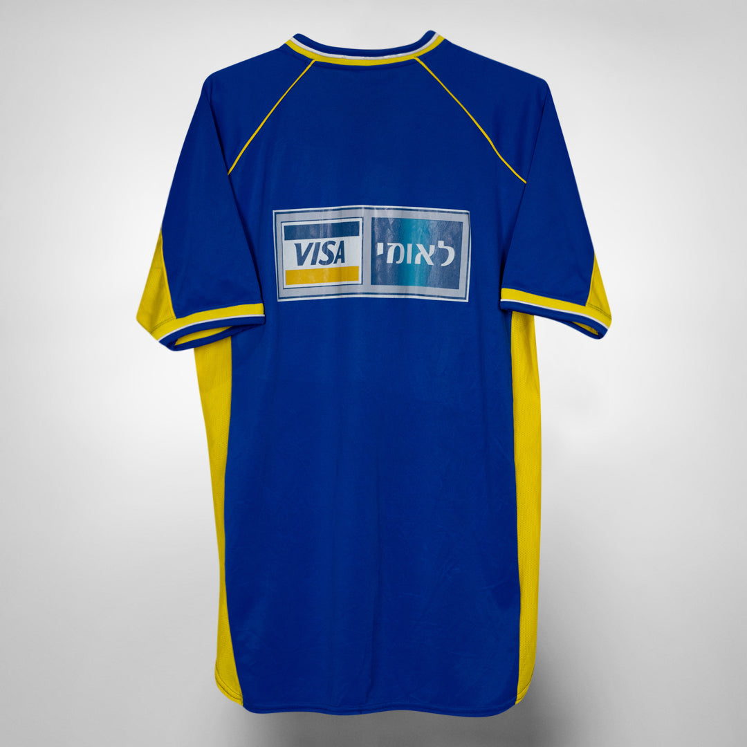 2001-2002 Maccabi Tel Aviv Diadora Home Shirt
