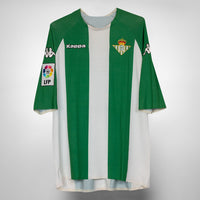 2002-2003 Real Betis Player Spec Kappa BNWT Home Shirt #17 Wagner