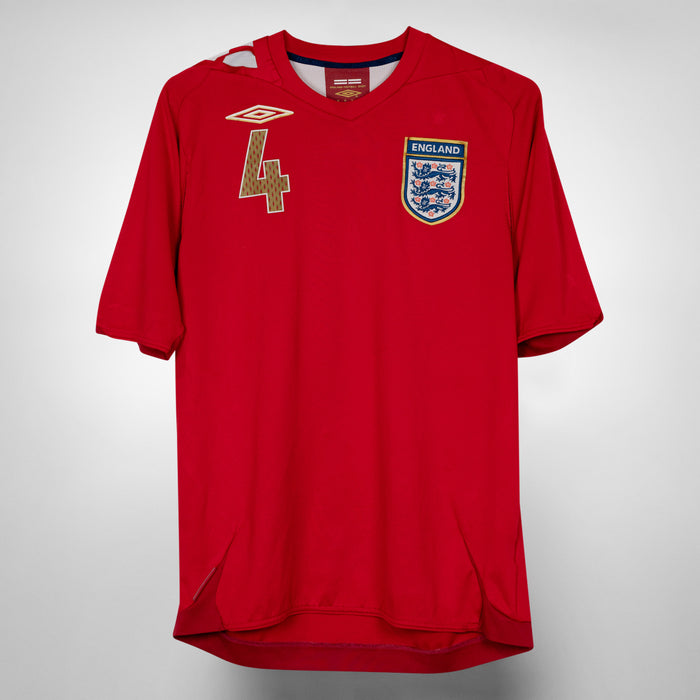 2006-2008 England Umbro Away #4 Steven Gerrard