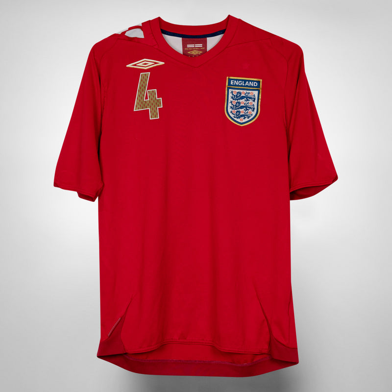 2006-2008 England Umbro Away #4 Steven Gerrard
