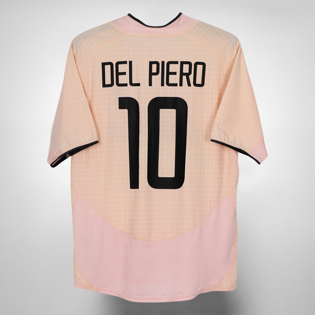 2003-2004 Juventus Nike Away Shirt #10 Alessandro Del Piero