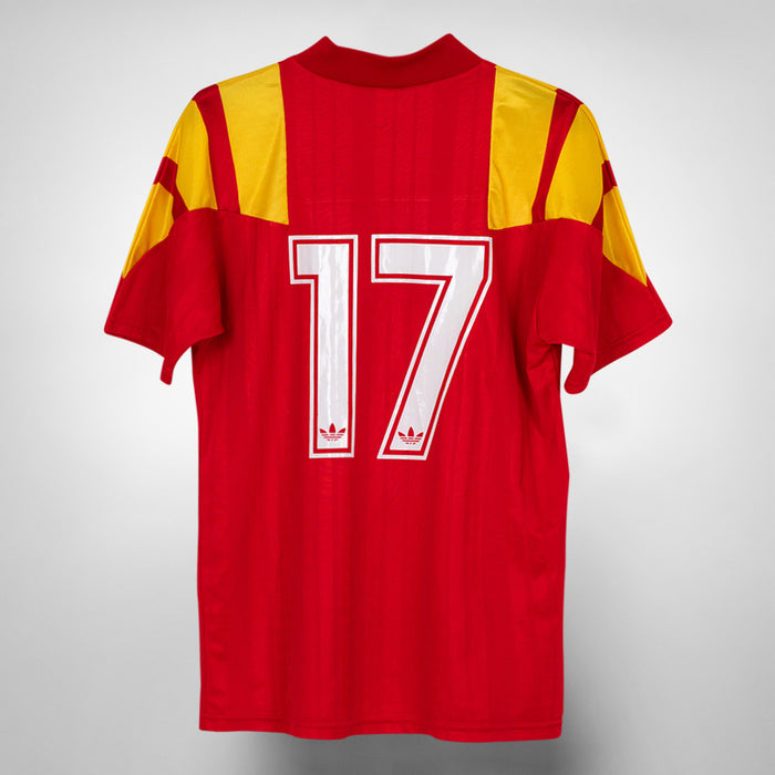 1992-1994 Spain Adidas Home Shirt #17