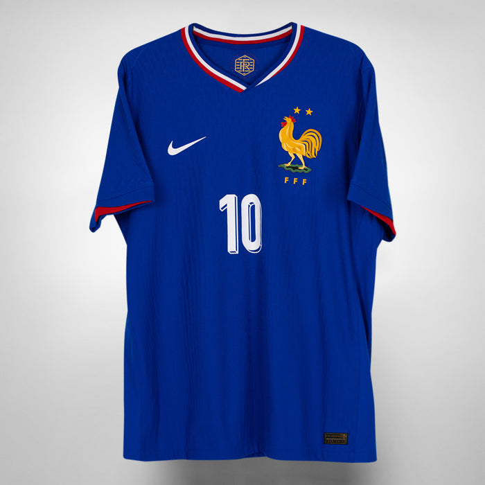 2024-2025 France Nike Player Spec Home Shirt #10 Kylian Mbappe