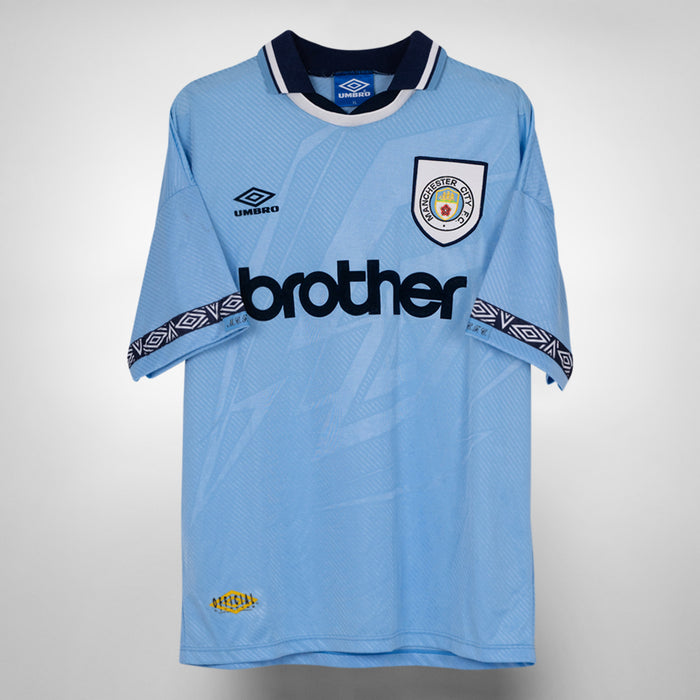1993-1995 Manchester City Umbro Home Shirt