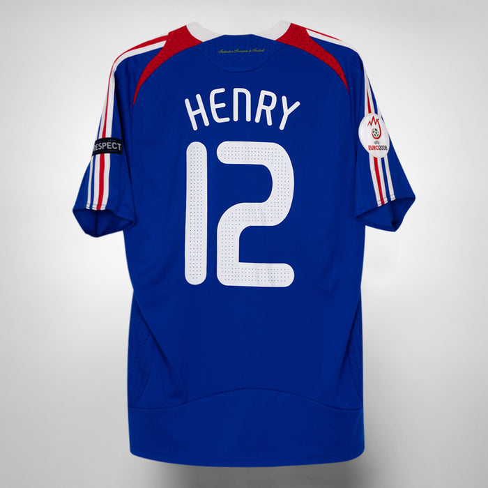 2008-2010 France Adidas Home Shirt #12 Thierry Henry