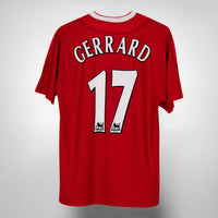 2002-2004 Liverpool Reebok Home Shirt #17 Steven Gerrard