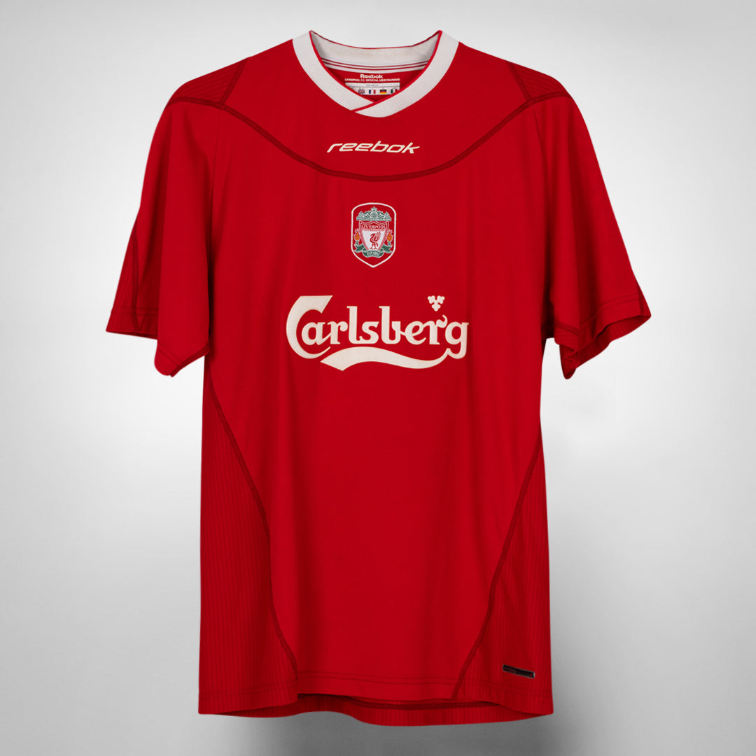 2002-2004 Liverpool Reebok Home Shirt #17 Steven Gerrard