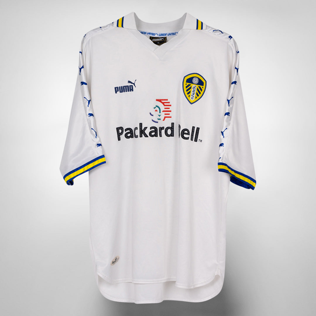 1998-1999 Leeds United Puma Home Shirt #10 Kewell