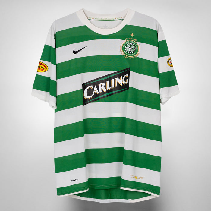 2007-2008 Celtic Umbro Home Shirt #25 Nakamura