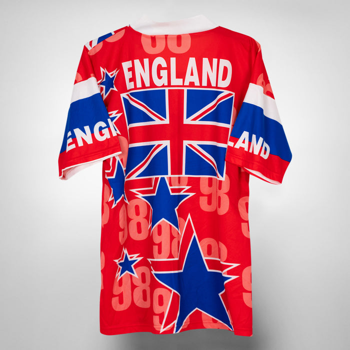 1998 World Cup England Faspen Bootleg Shirt
