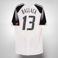 2004-2006 Germany Adidas Home Shirt #13 Ballack