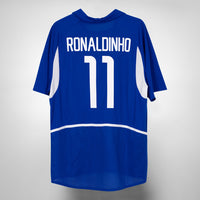 2002 Brazil Nike Away Shirt #11 Ronaldinho