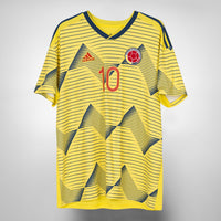 2019 Columbia Adidas Home Shirt #10 James Rodriguez
