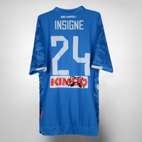2018-2019 Napoli Kappa Player Spec Home Shirt #24 Lorenzo Insigne - Marketplace