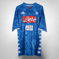 2018-2019 Napoli Kappa Player Spec Home Shirt #24 Lorenzo Insigne - Marketplace