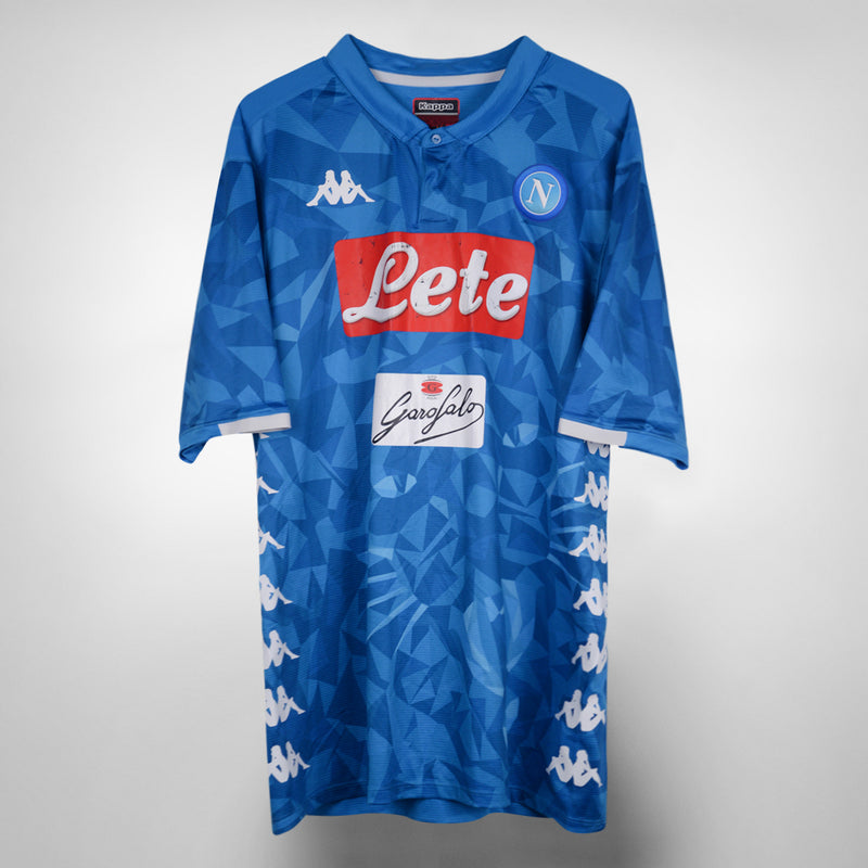 2018-2019 Napoli Kappa Player Spec Home Shirt #24 Lorenzo Insigne - Marketplace