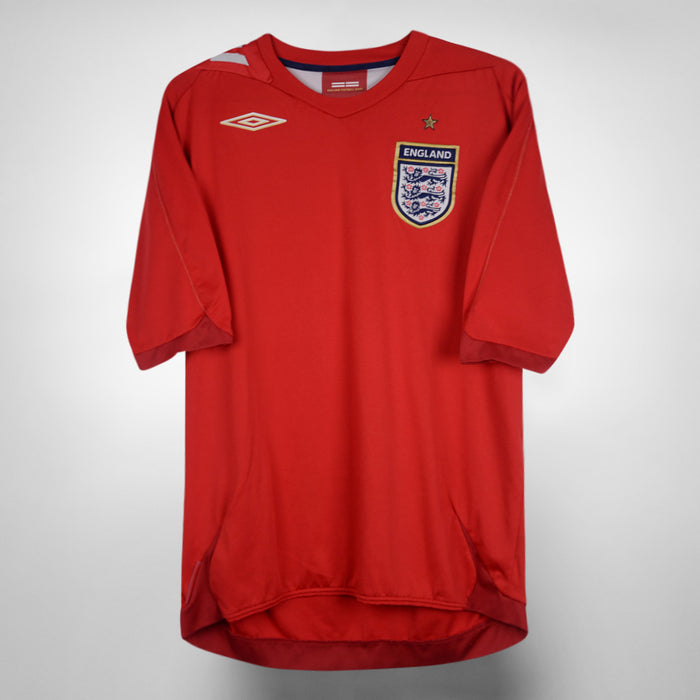 2006-2008 England Umbro Away Shirt - Marketplace