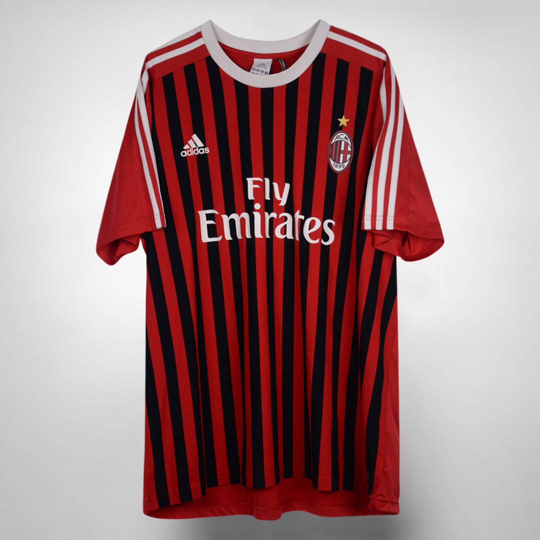 2011-2012 AC Milan Adidas Home Shirt - Marketplace