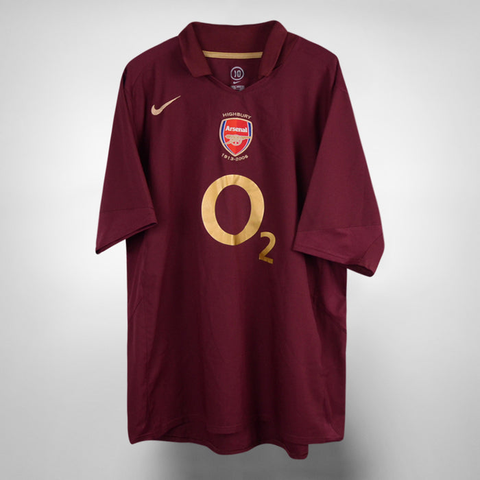 2005-2006 Arsenal Nike Home Shirt #10 Dennis Bergkamp - Marketplace