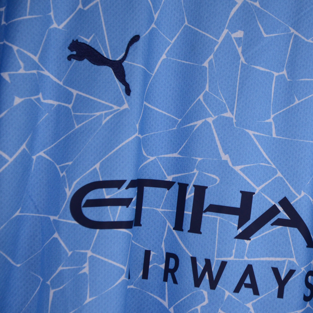 2020-2021 Manchester City Puma Home Shirt #21 David Silva - Marketplace