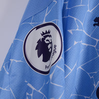 2020-2021 Manchester City Puma Home Shirt #21 David Silva - Marketplace