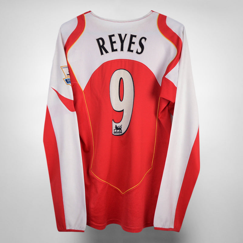 2004-2005 Arsenal Nike Long Sleeve Home Shirt #9 Jose Antonio Reyes - Marketplace