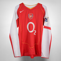 2004-2005 Arsenal Nike Long Sleeve Home Shirt #9 Jose Antonio Reyes - Marketplace
