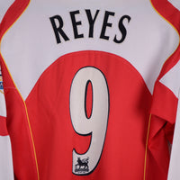 2004-2005 Arsenal Nike Long Sleeve Home Shirt #9 Jose Antonio Reyes - Marketplace