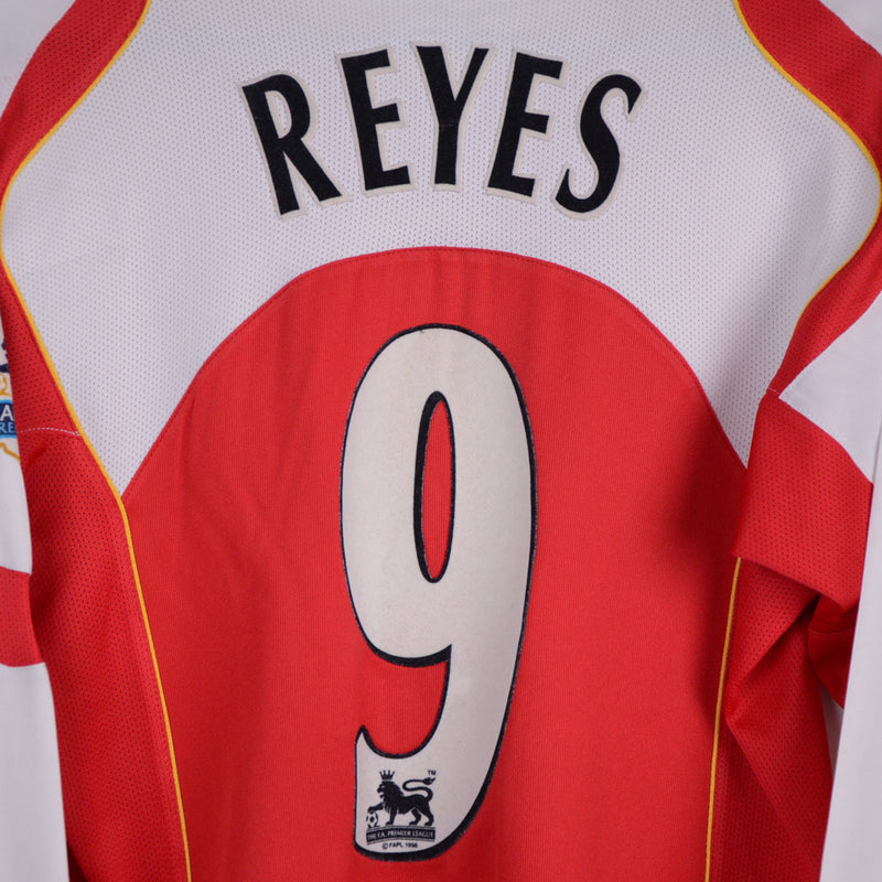 2004-2005 Arsenal Nike Long Sleeve Home Shirt #9 Jose Antonio Reyes - Marketplace