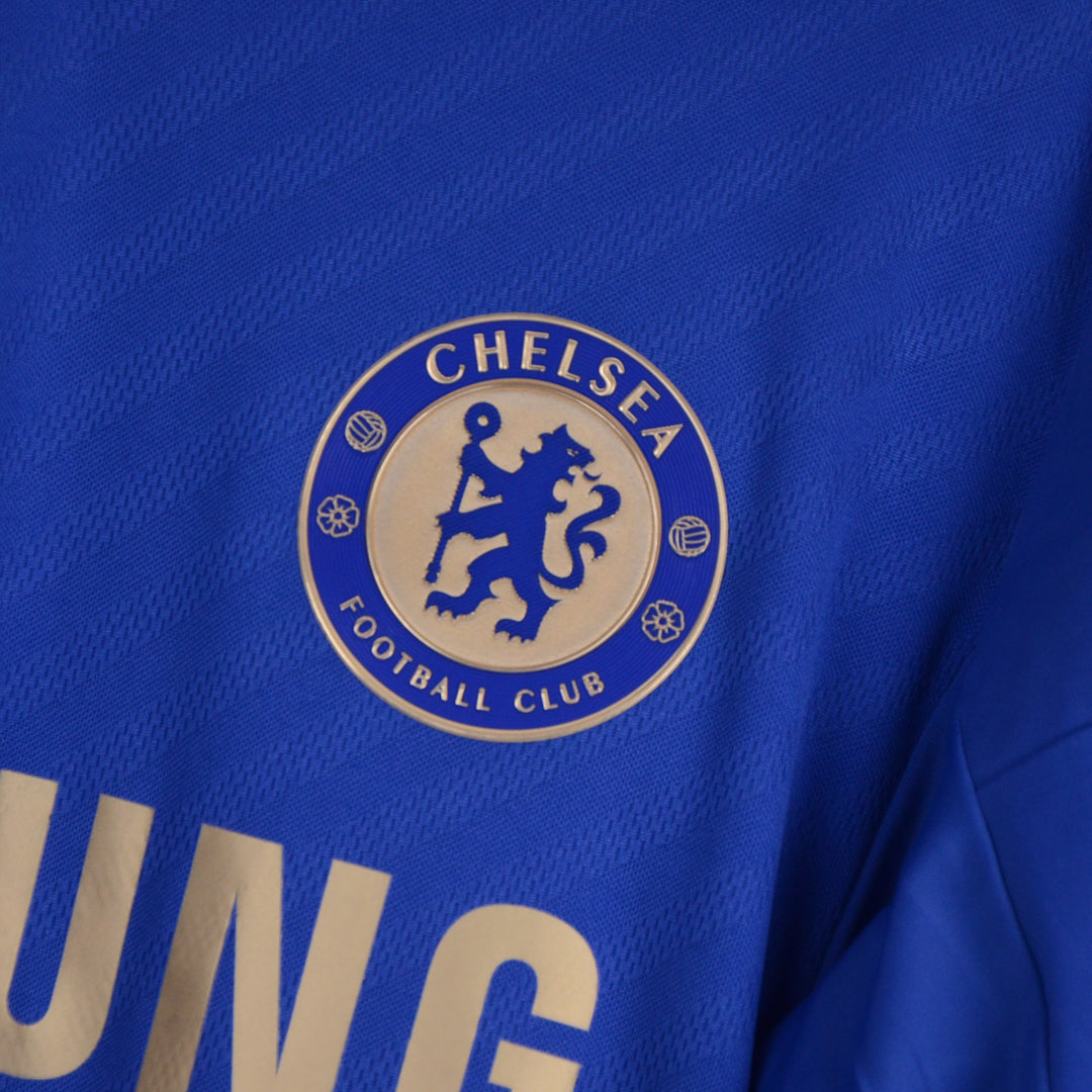 2012-2013 Chelsea Adidas Player Spec Techfit Home Shirt #17 Eden Hazard - Marketplace