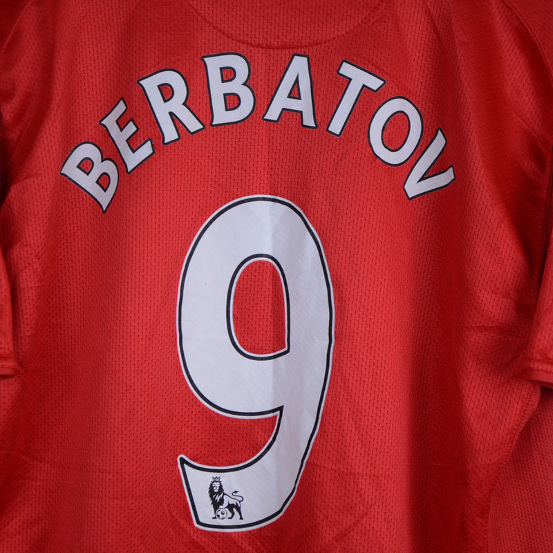 2008-2009 Manchester United Kit Room Home Shirt #9 Dimitar Berbatov - Marketplace