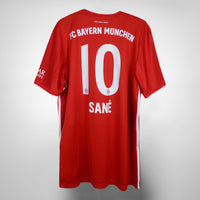 2020-2021 Bayern Munich Adidas Home Shirt #10 Leroy Sane - Marketplace