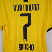 2019-2020 Borussia Dortmund Puma Home Shirt #7 Jadon Sancho - Marketplace