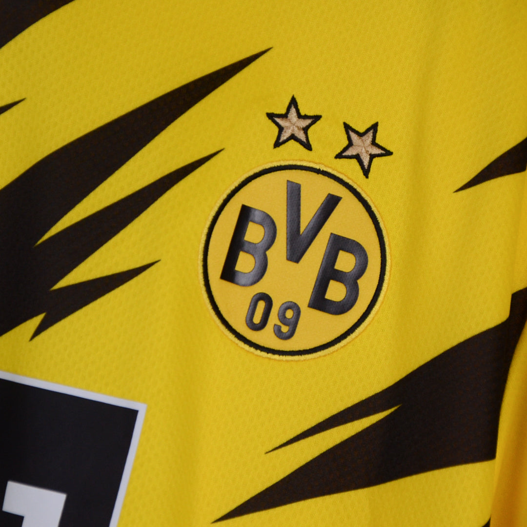 2020-2021 Borussia Dortmund Puma Home Shirt #18 Youssoufa Moukoko - Marketplace