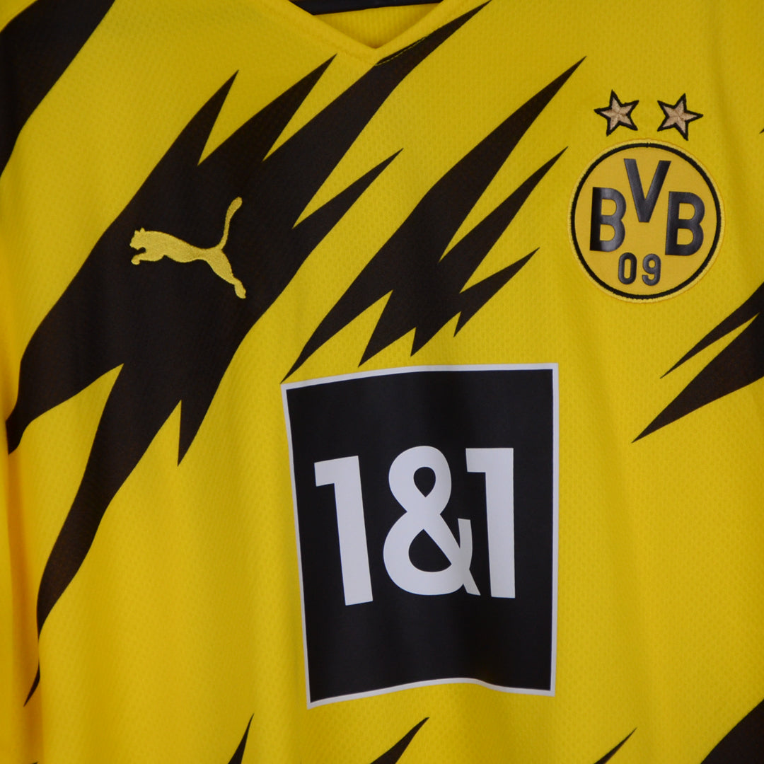 2020-2021 Borussia Dortmund Puma Home Shirt #18 Youssoufa Moukoko - Marketplace