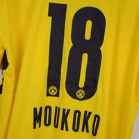 2020-2021 Borussia Dortmund Puma Home Shirt #18 Youssoufa Moukoko - Marketplace