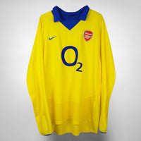 2003-2004 Arsenal Nike Long Sleeve Away Shirt #14 Thierry Henry - Marketplace