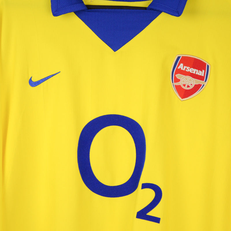 2003-2004 Arsenal Nike Long Sleeve Away Shirt #14 Thierry Henry - Marketplace
